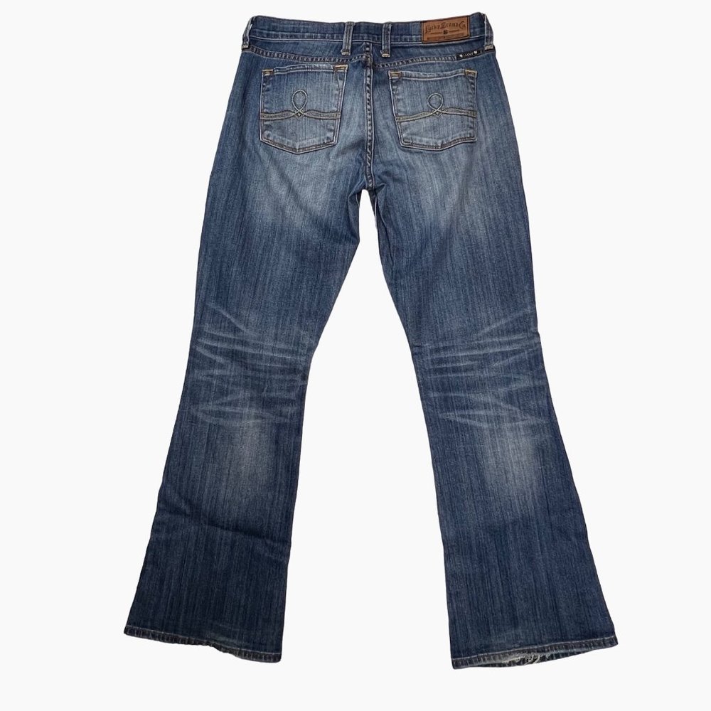 Lucky Brand Sofia Boot Low Rise Denim Jeans Size 8 Women - Picture 6 of 11